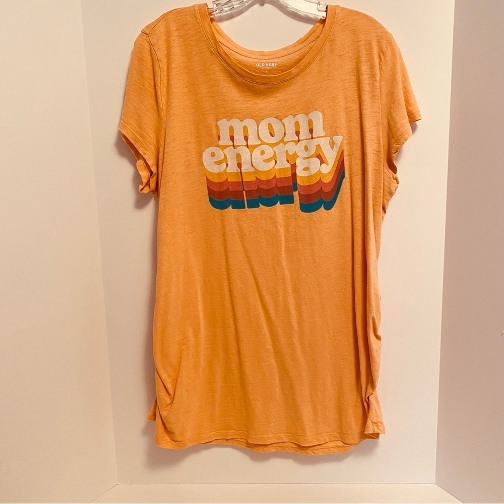 Old Navy Maternity Mom Energy Short Sleeve T-Shirt Size XL